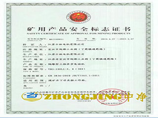 Motor explosion-proof certificate