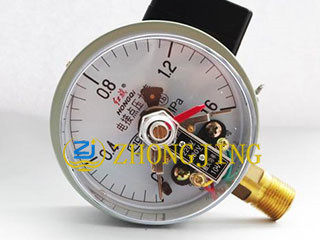 Vacuum gauge of vacuum oil filter