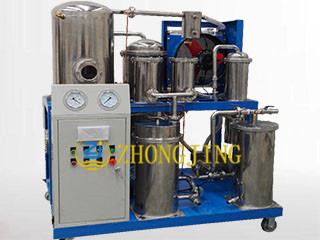 Stainless steel lubricating oil purifier
